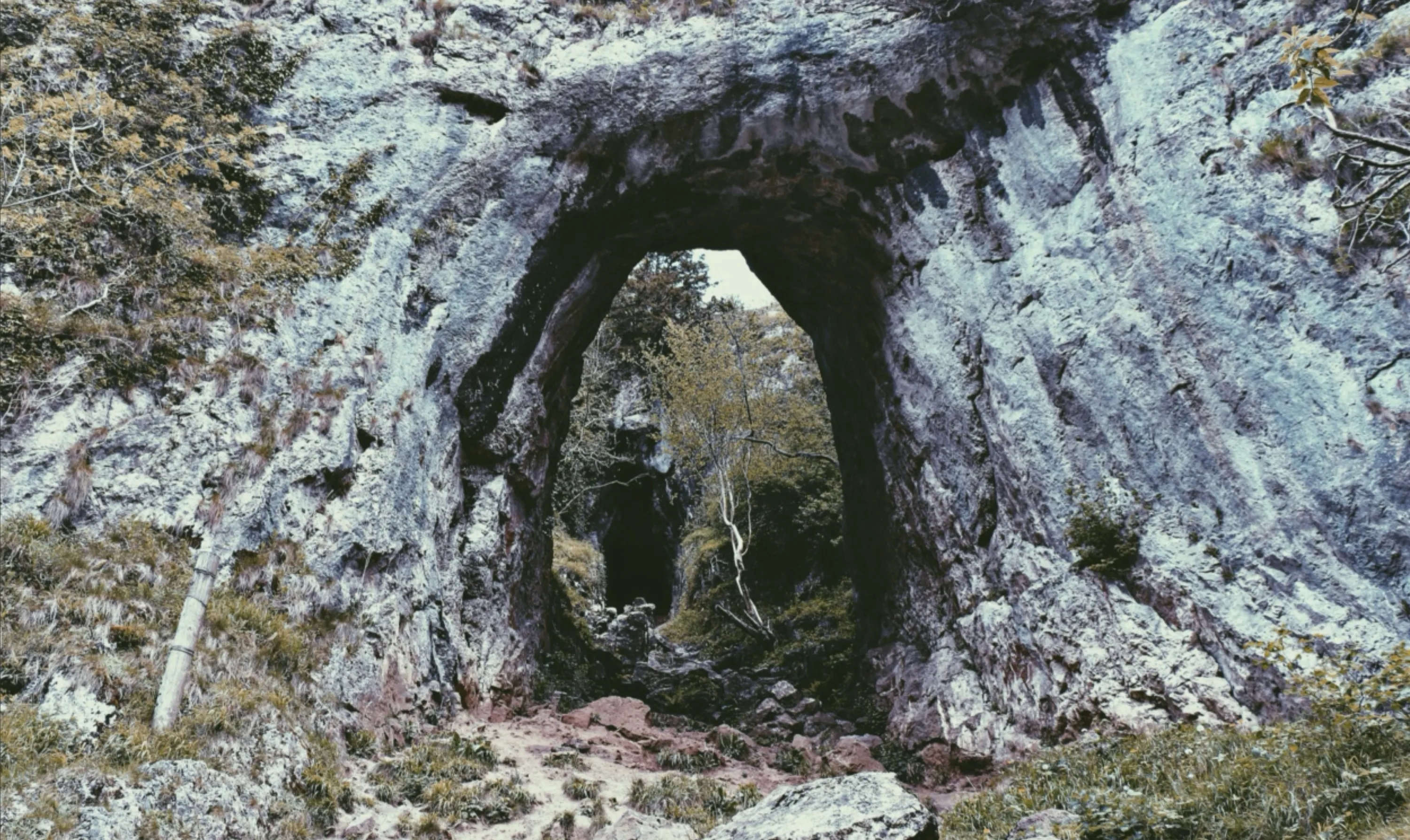 Tunnels in Stone Cliffs