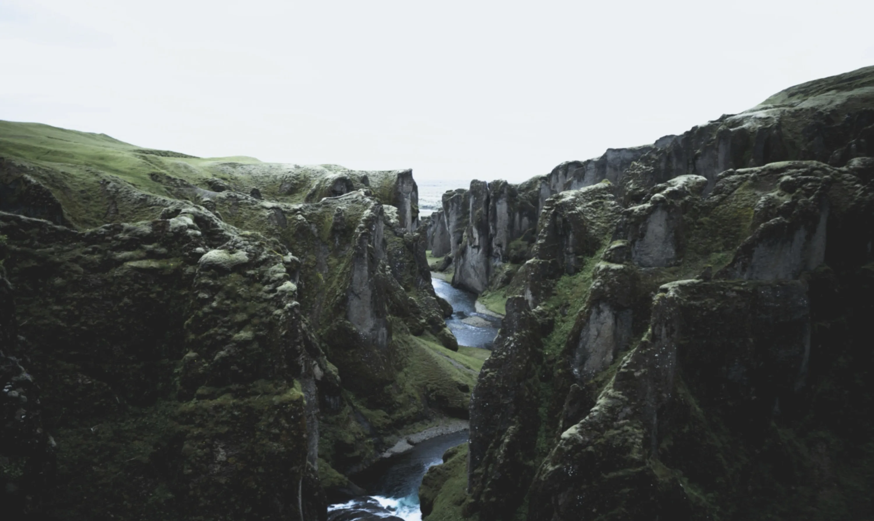 Icelandic Canyon and Stream