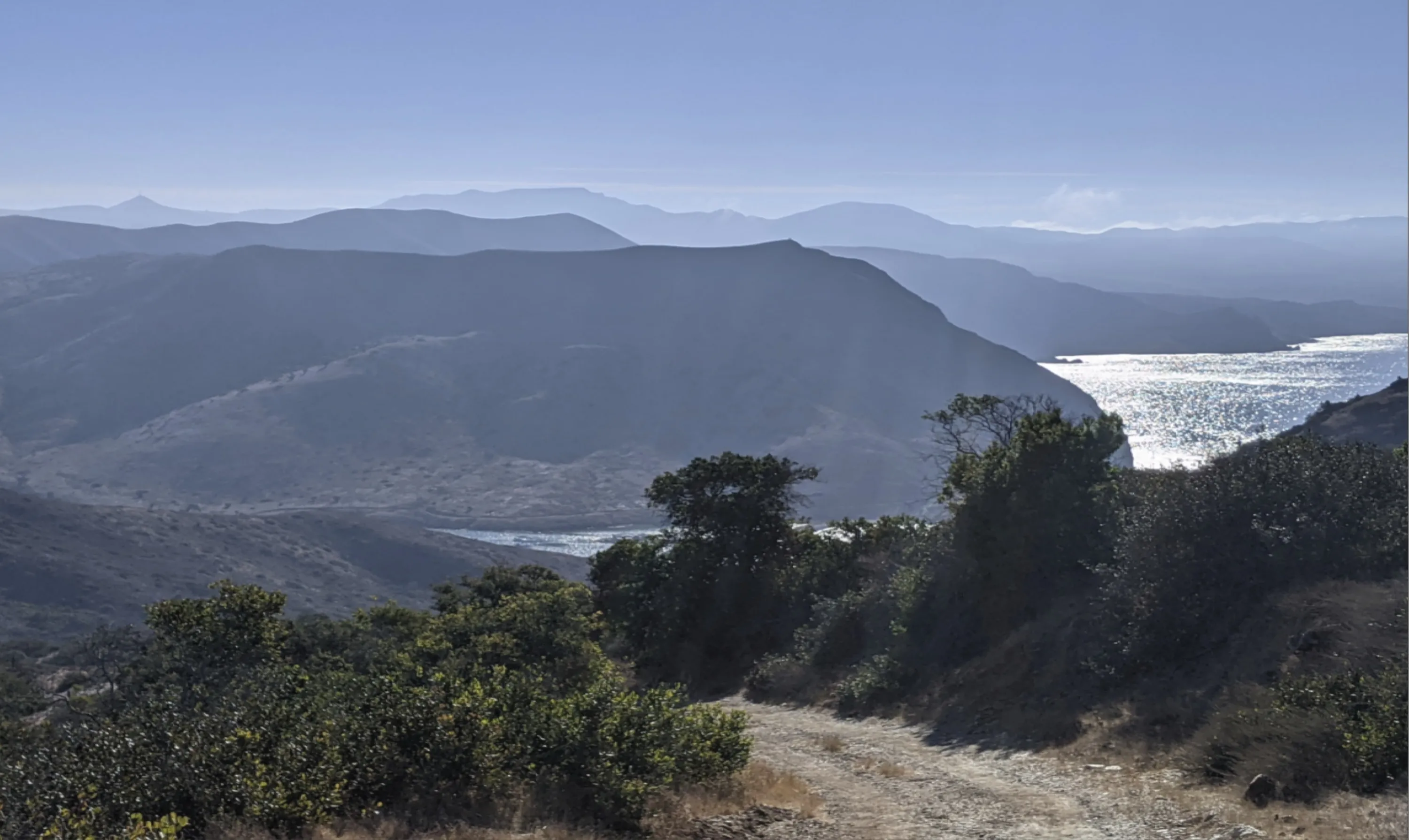 Pacific Ocean as Seen from Catalina Island
