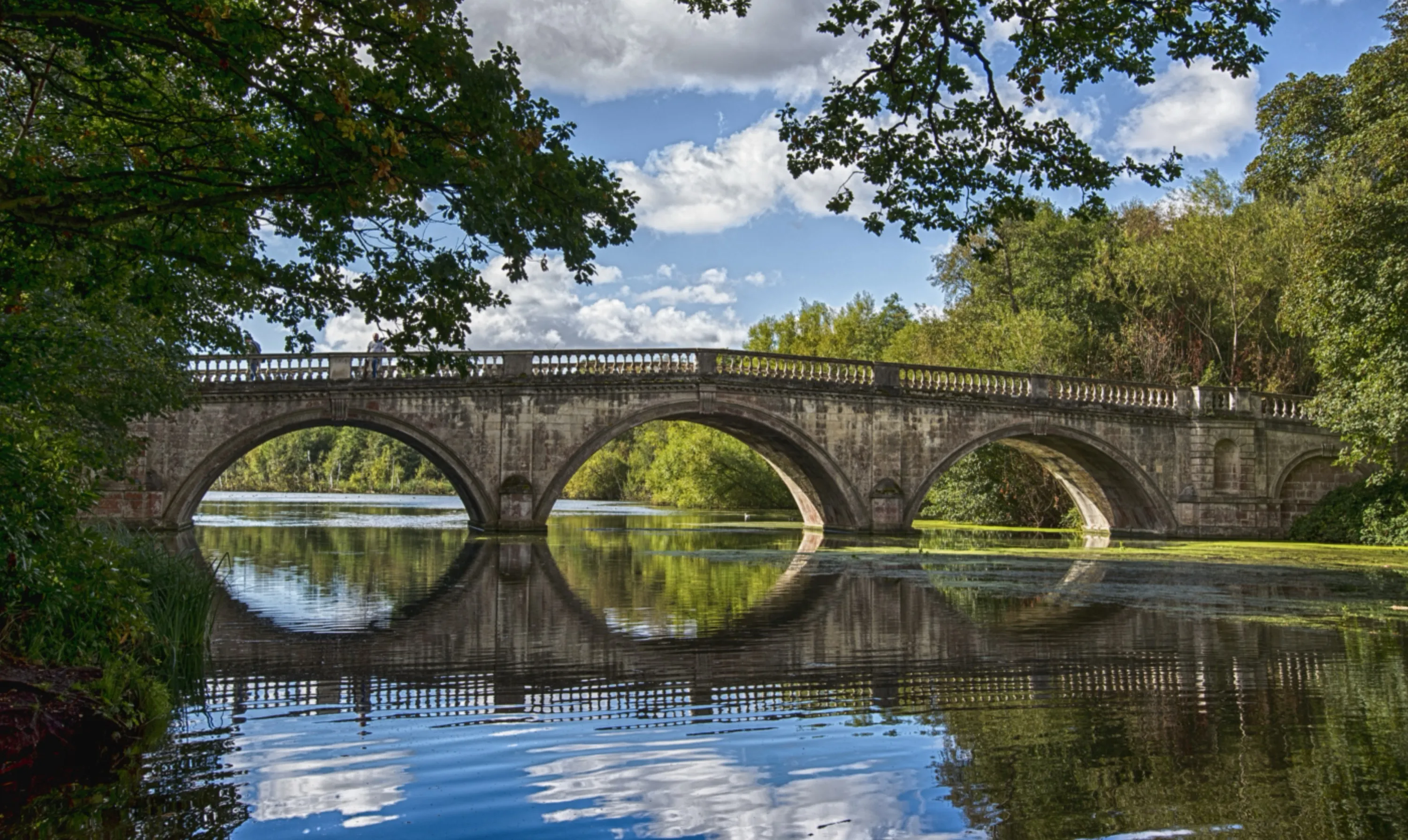 Stone Bridge and Reflection