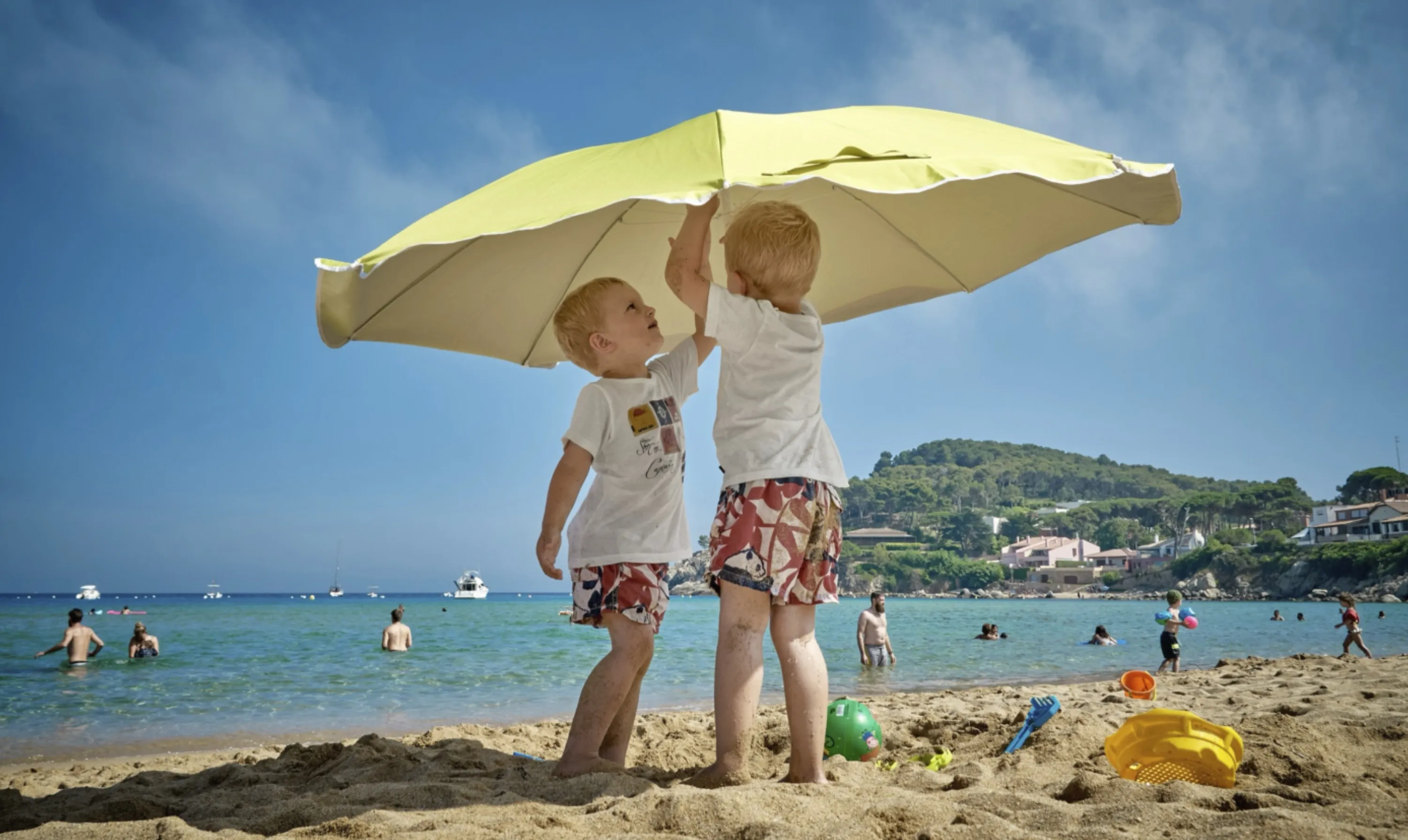 Playing at the Beach