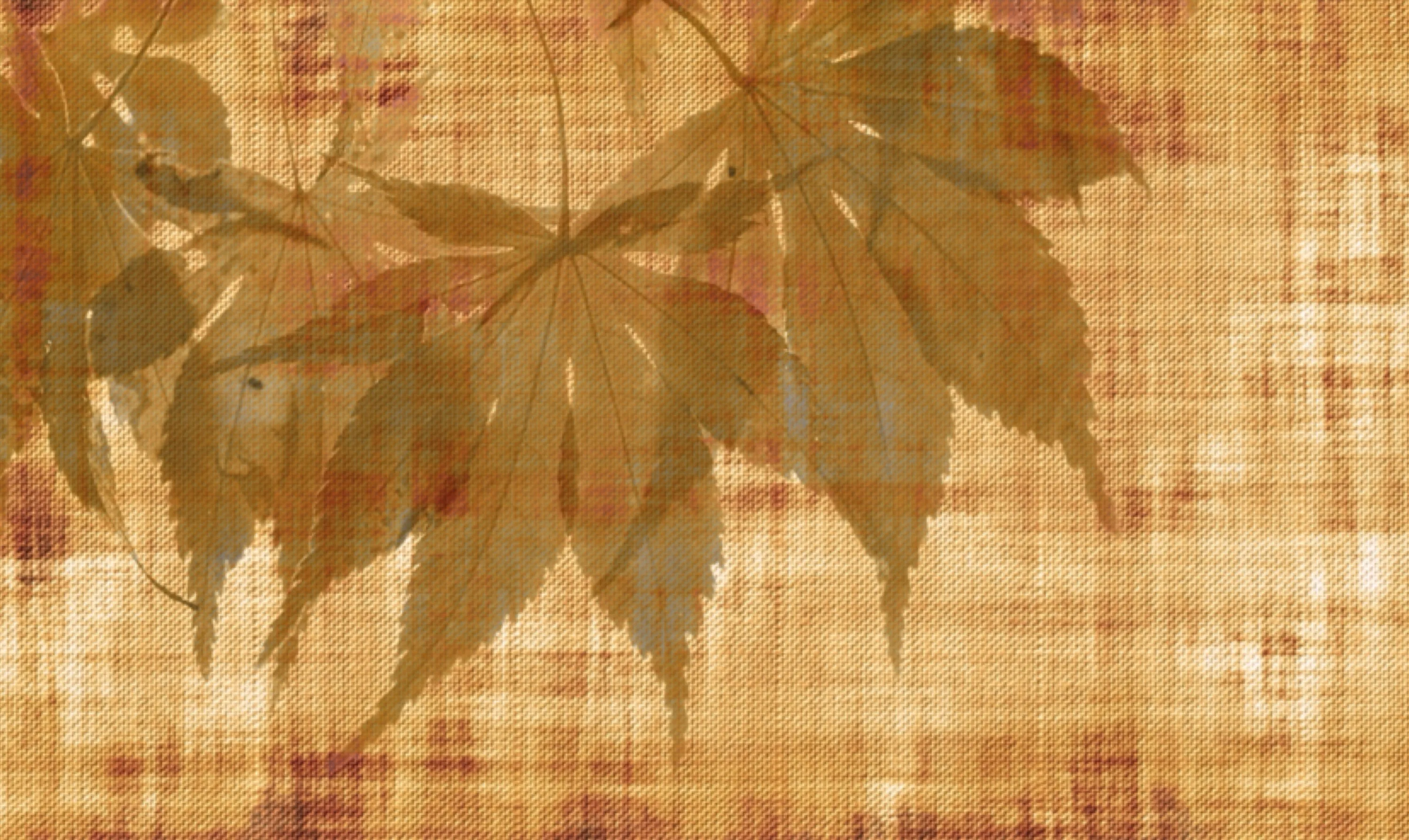 Leaves on Linen