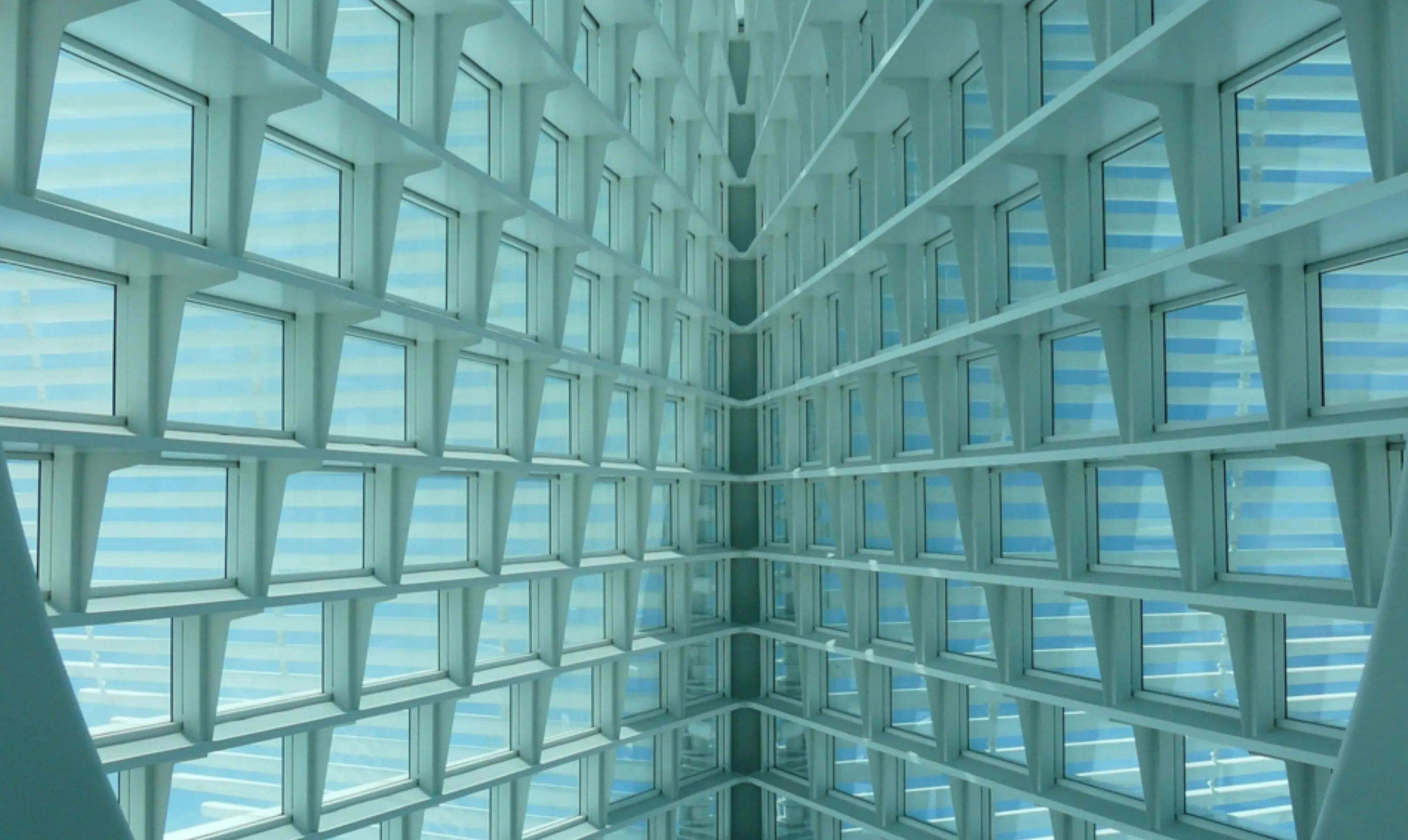 Interior Walls in Art Museum, Milwaukee, USA