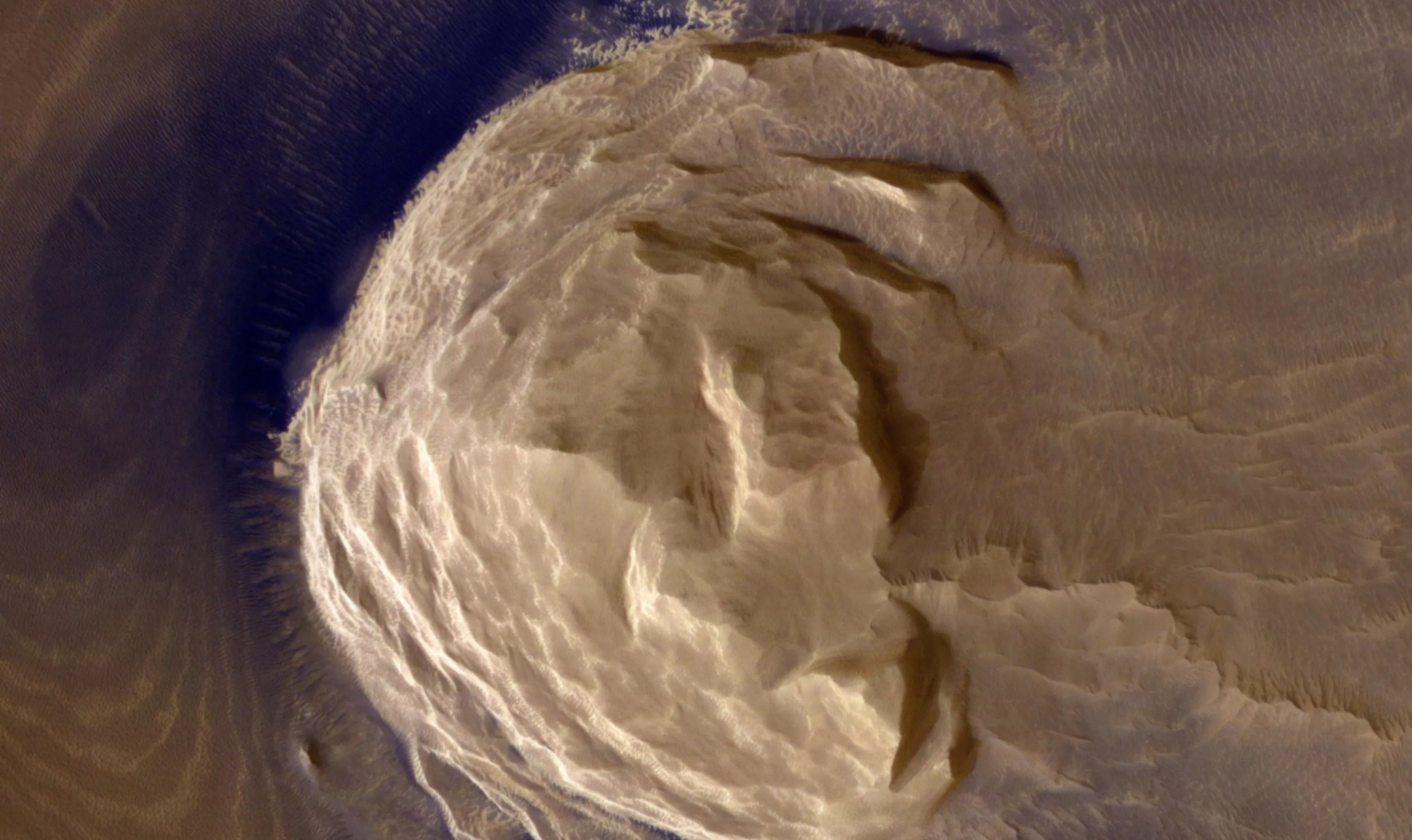 Layered Terrain on Mars