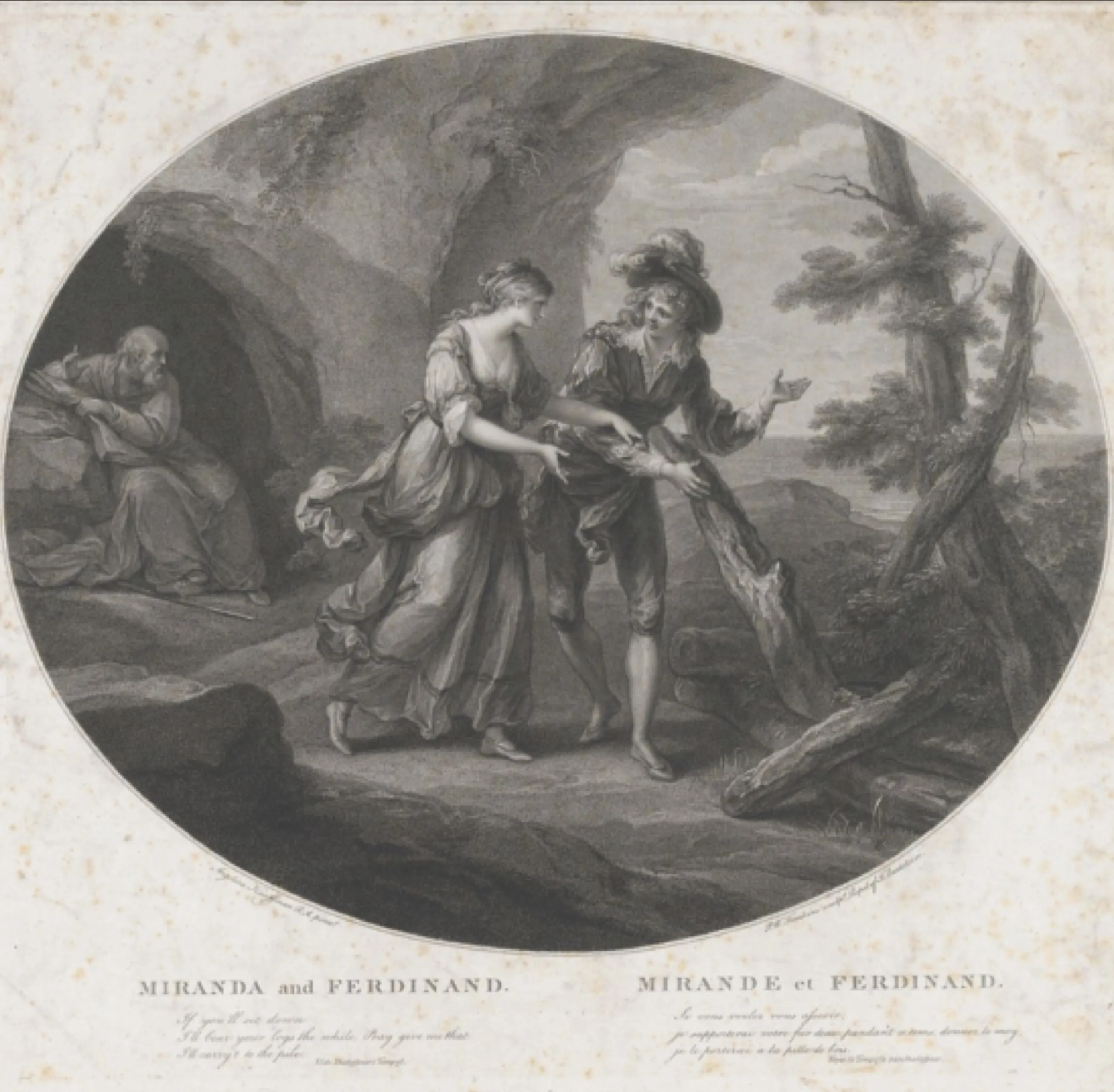 Miranda and Ferdinand, ”The Tempest”