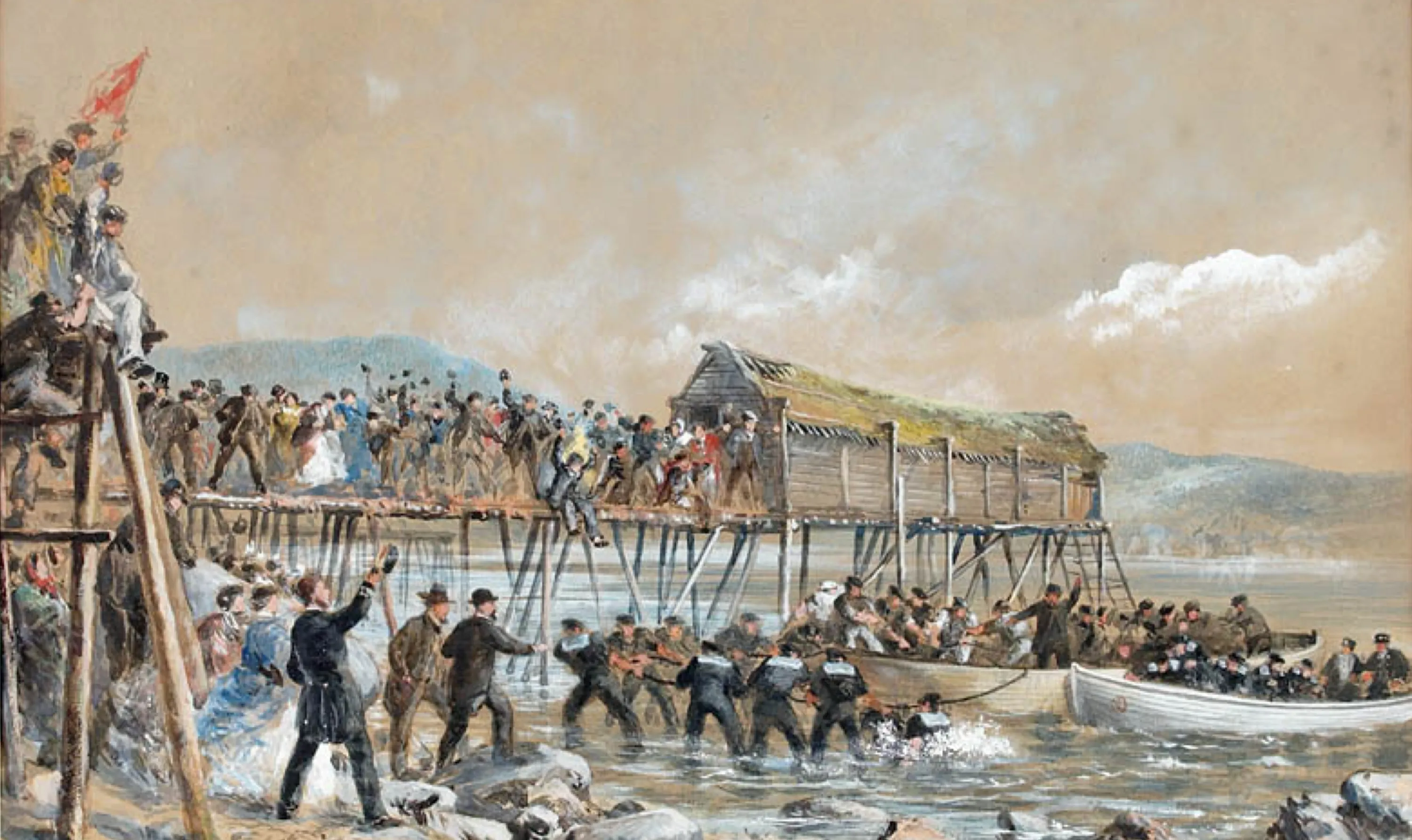 Landing of the Transatlantic Cable in Newfoundland