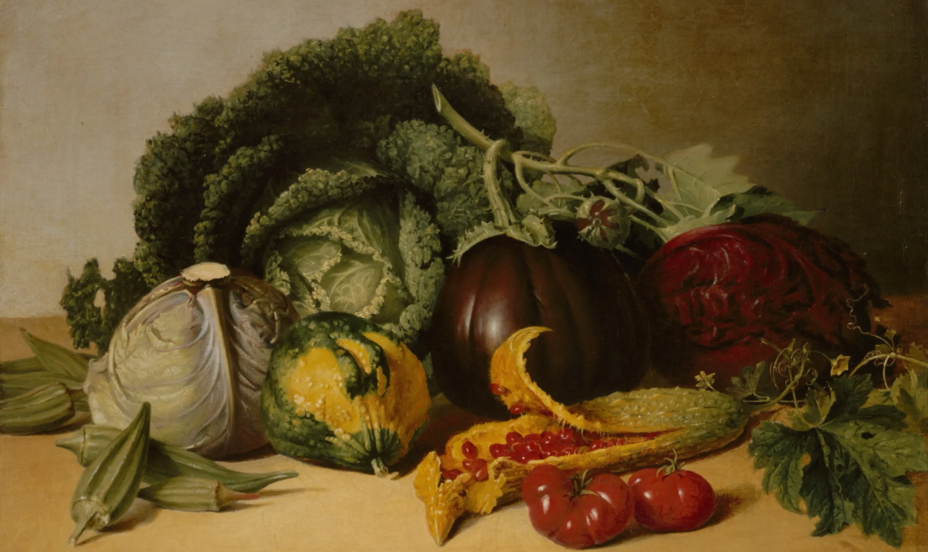 Balsam Apple and Vegetables
